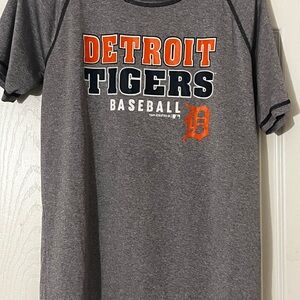 Genuine Merchandise Detroit Tigers Gray and Orange Kids Tee